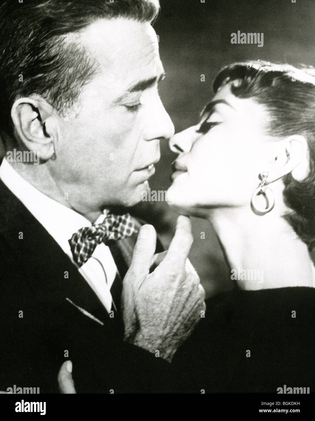 SABRINA 1954 Paramount film with Humphrey Bogart and Audrey Hepburn Stock Photo