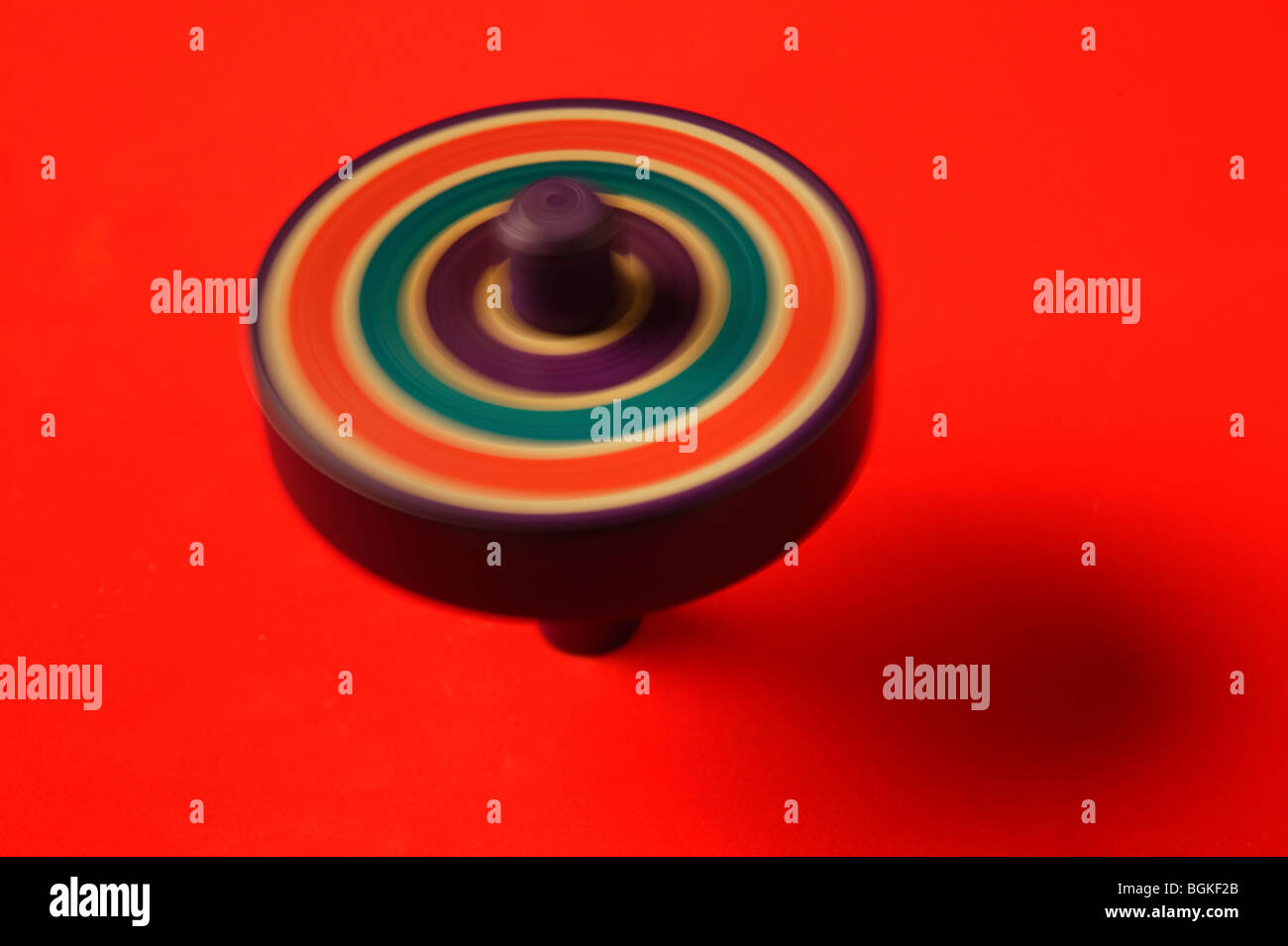 Spinning top for Japanese New Years game Stock Photo Alamy