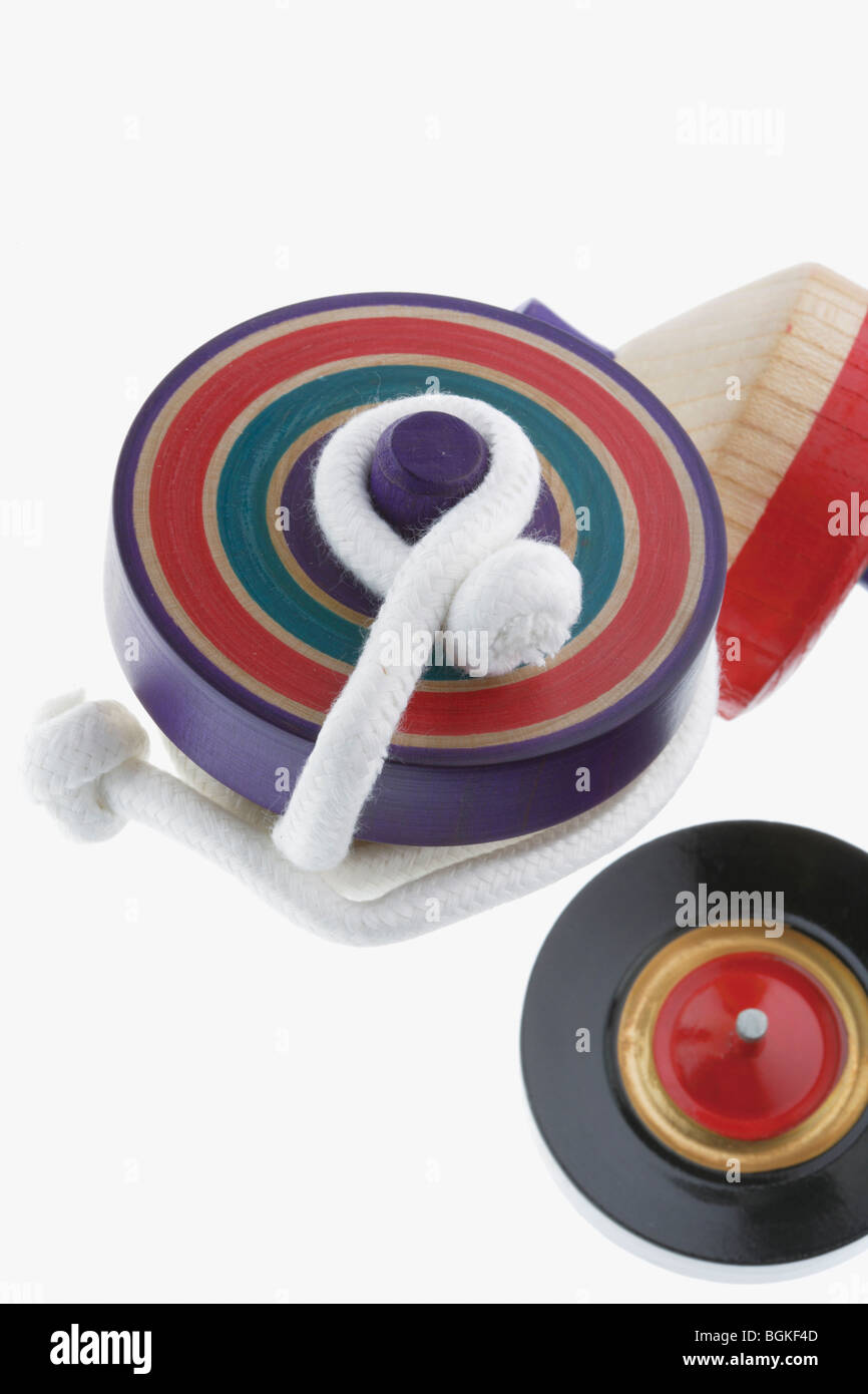 Spinning top for Japanese New Years game Stock Photo Alamy