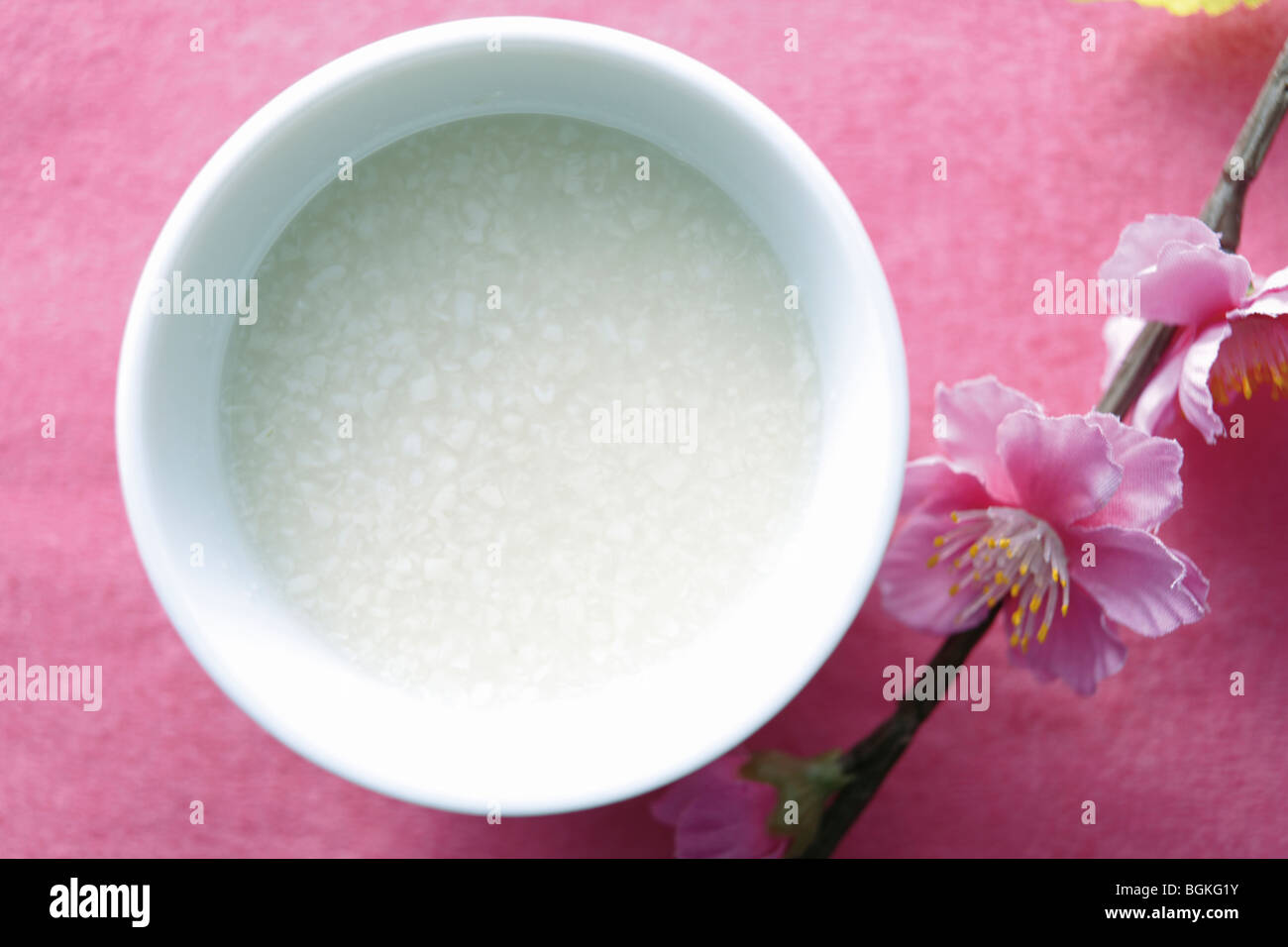 Sweet drink made from fermented rice Stock Photo - Alamy
