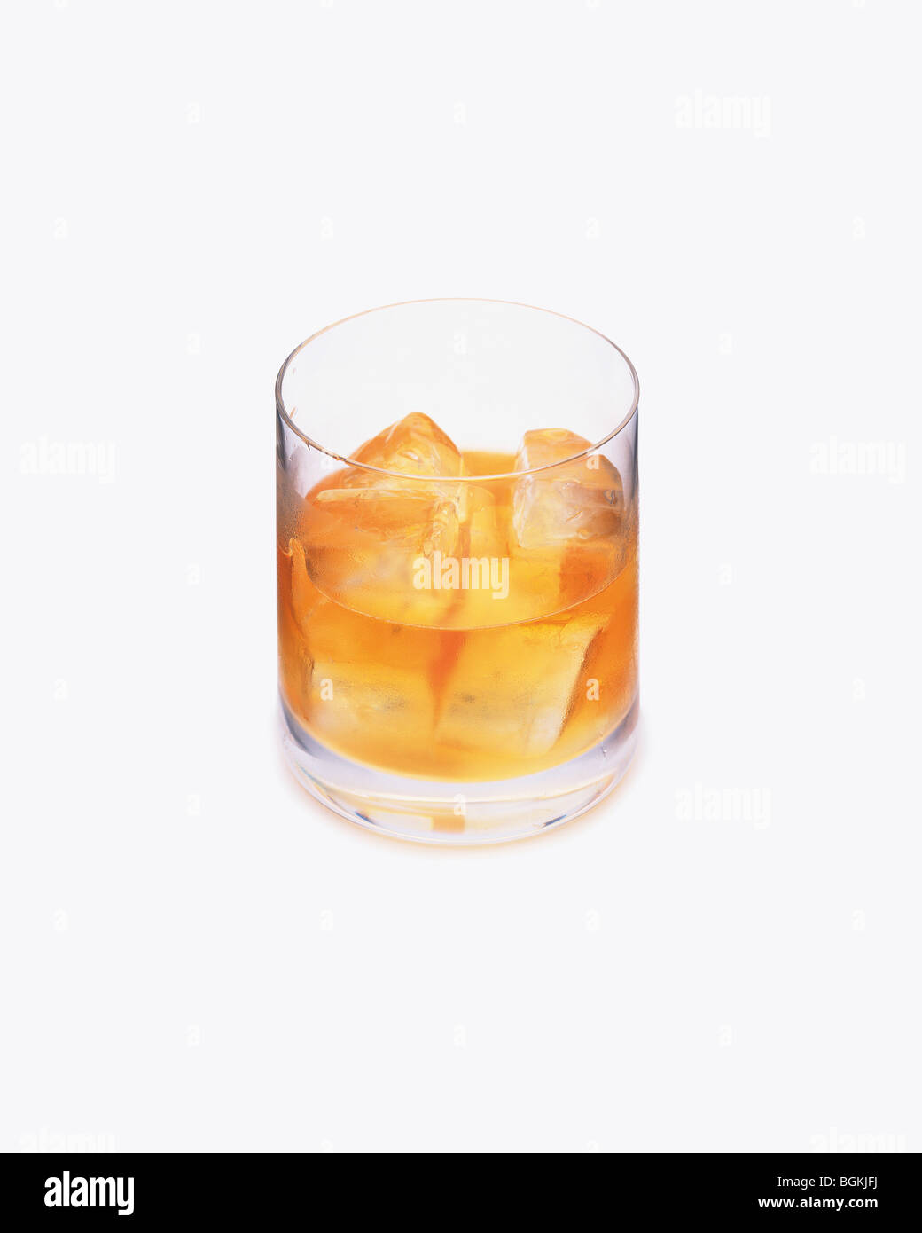 Bourbon on the Rocks Stock Photo - Alamy