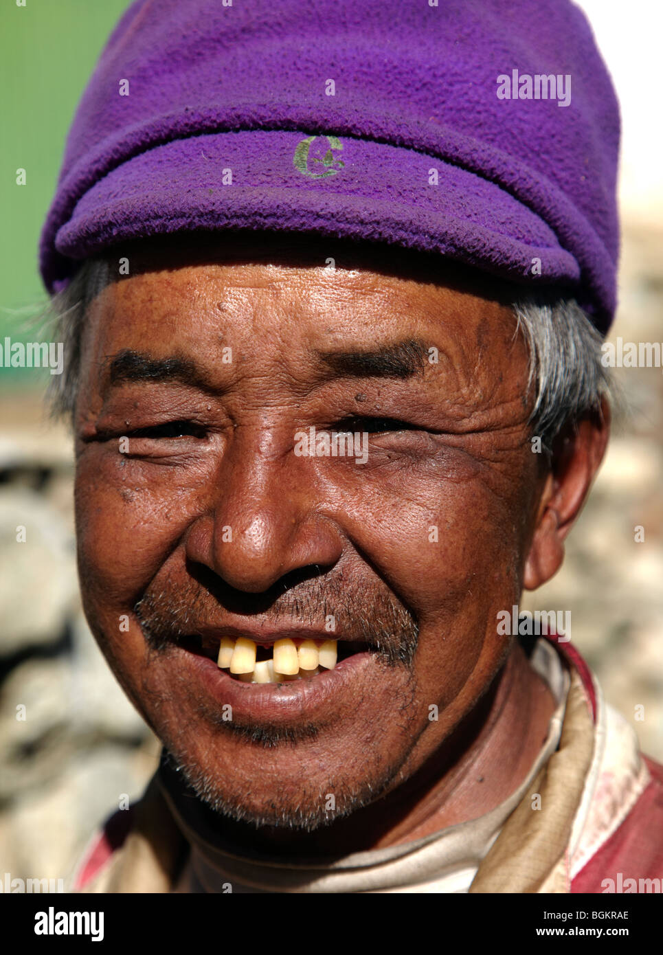 Nepali Sherpa Everest Region Himalayas Nepal Asia Stock Photo