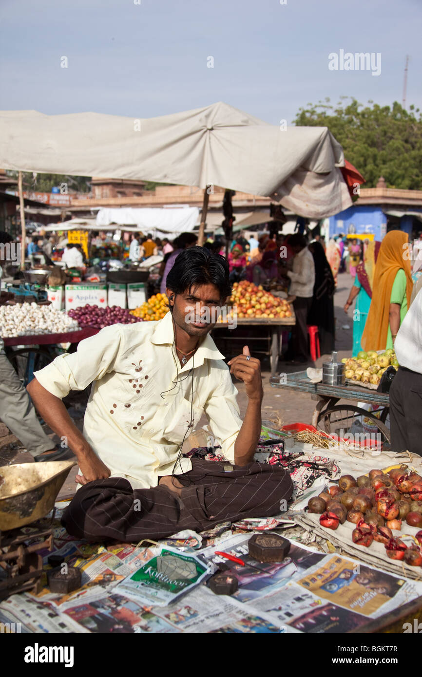 Jodhpur Clock Tower market Rajasthan India Stock Photo Alamy