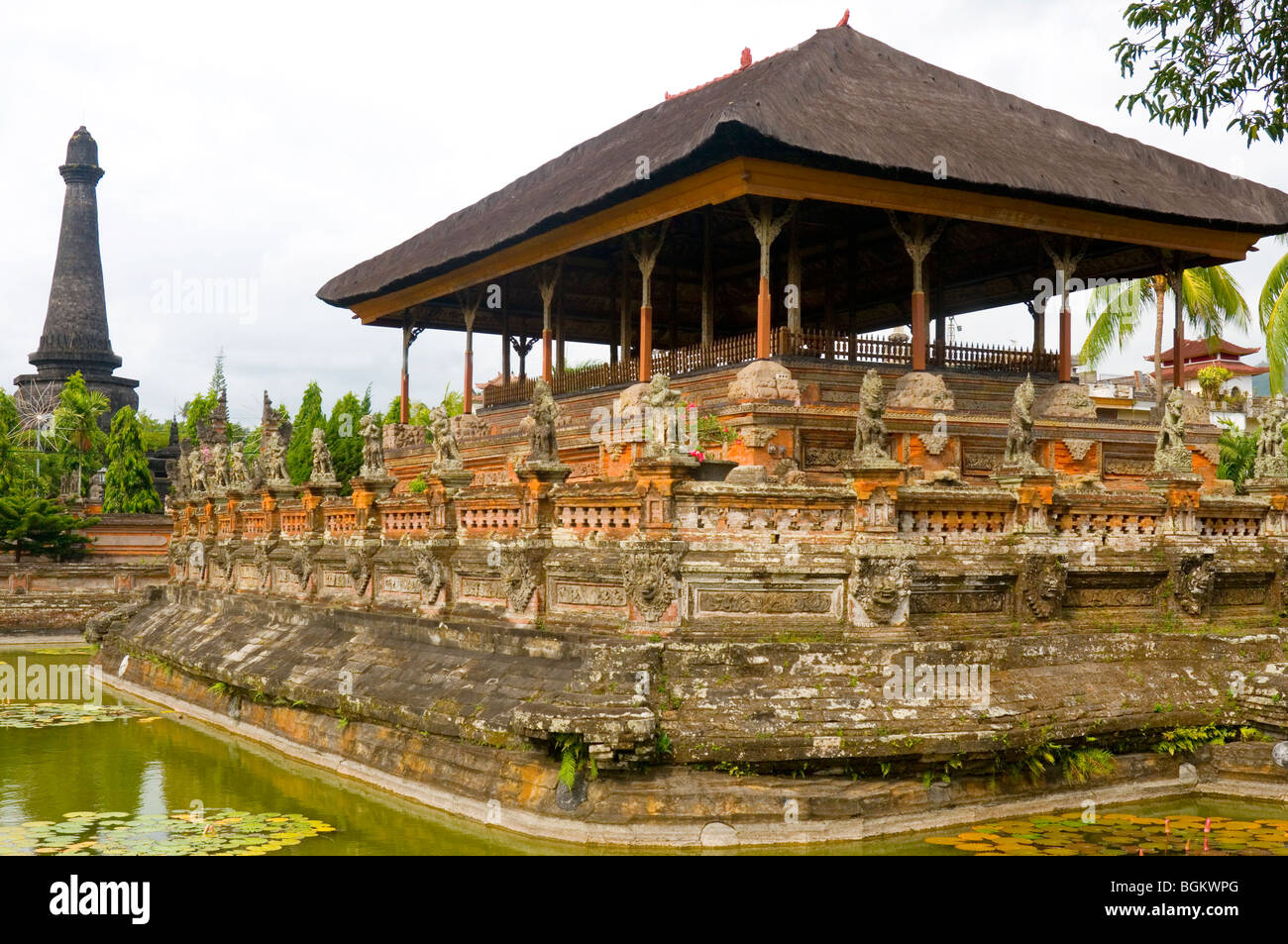 18th century royal palace and hall of justice, Taman Kertha Gosa, at Klungkung / Semarapura, Bali, Indonesia Stock Photo