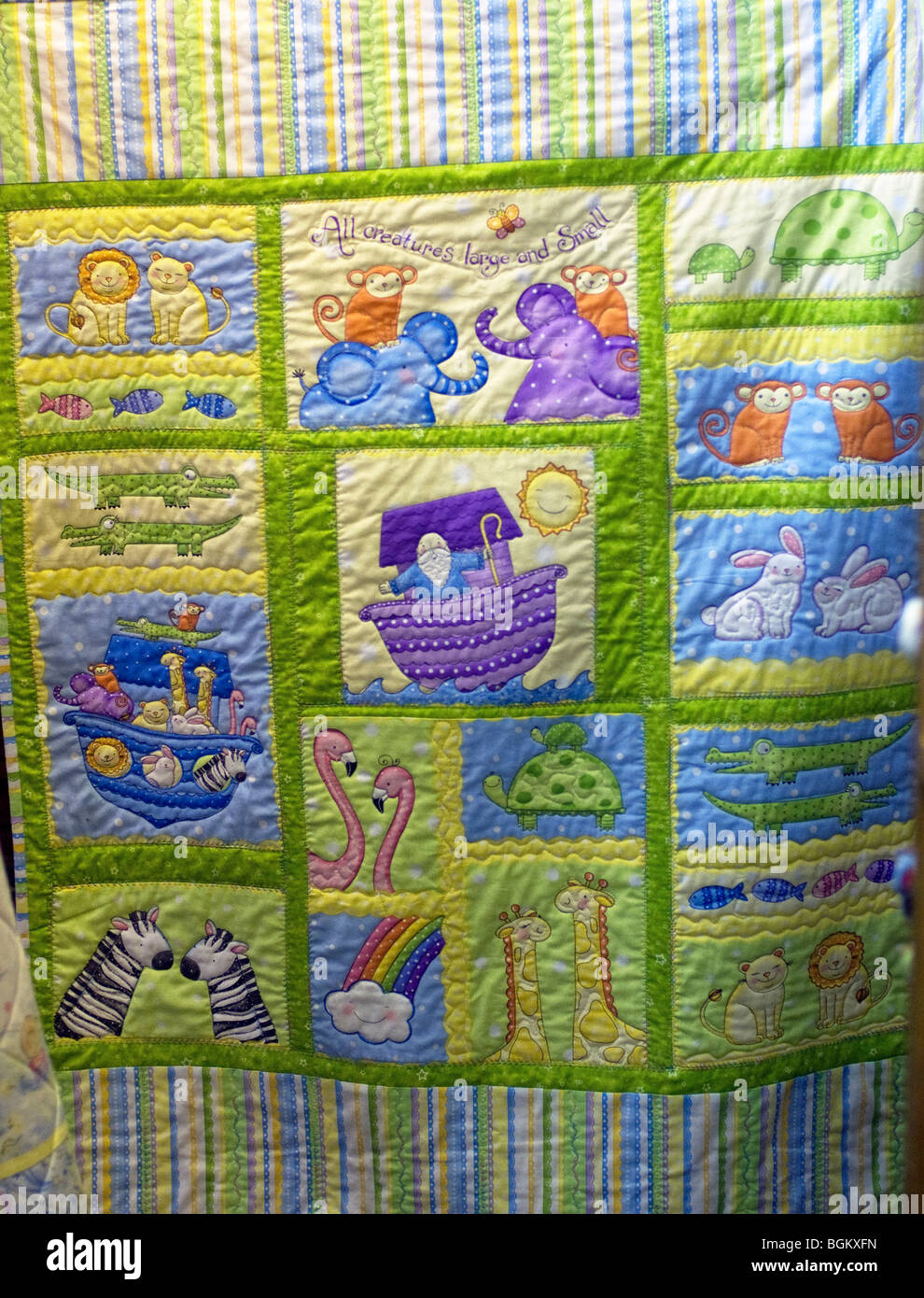 hand made patchwork quilting Stock Photo Alamy