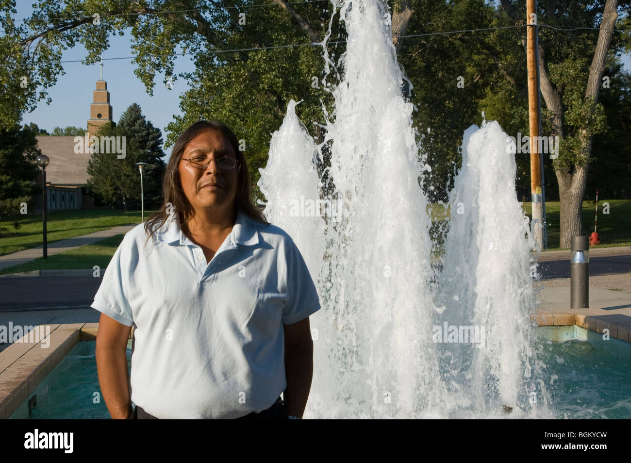 Lakota Sioux tribal member and employee at the Akta Lakota Museum
