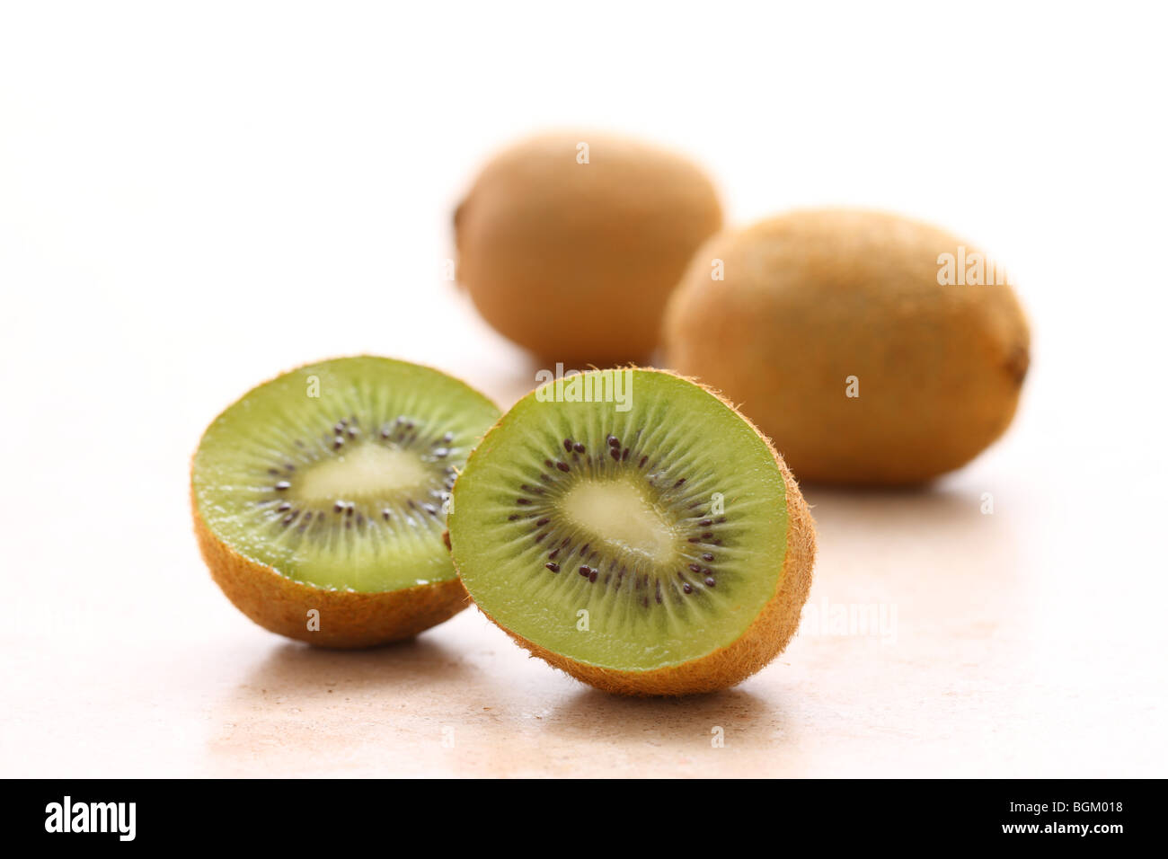 Fresh kiwi fruit Stock Photo