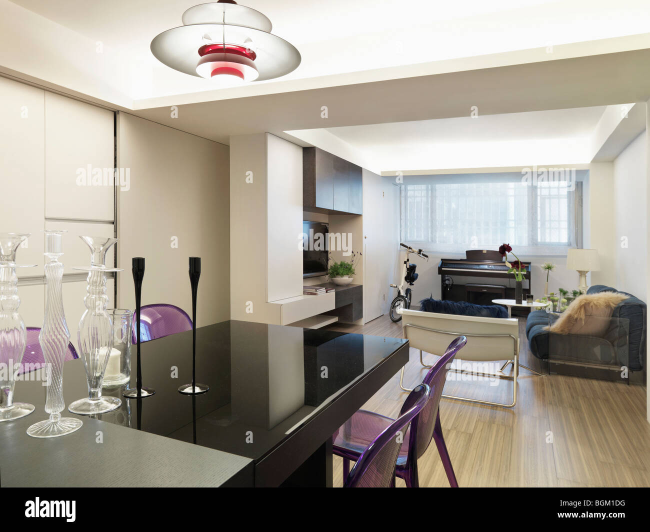 Modern architectural interior wood hi-res stock photography and images ...
