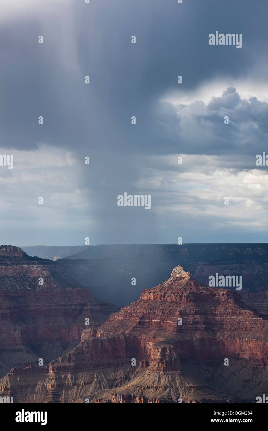 Bad weather front in the Grand Canyon National Park, Arizona, USA Stock