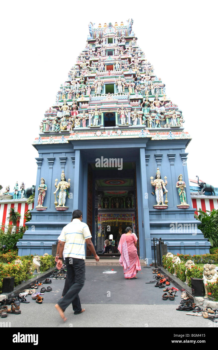 Sri Mariamman Temple, Hindu temple, Singapore, Asia Stock Photo