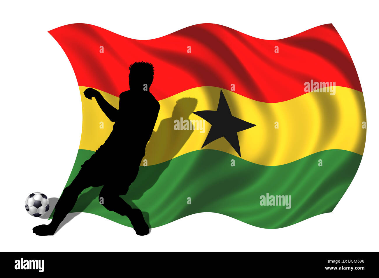soccer player Ghana Stock Photo Alamy