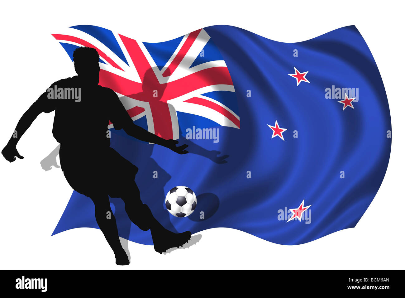 soccer player New Zealand Stock Photo Alamy
