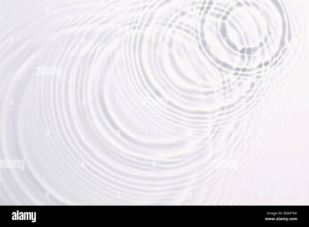 Rippled water with white background Stock Photo - Alamy