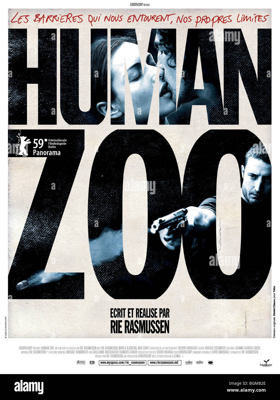 Human zoo Year : 2009 Director : Rie Rasmussen Movie poster (Fr Stock Photo  - Alamy
