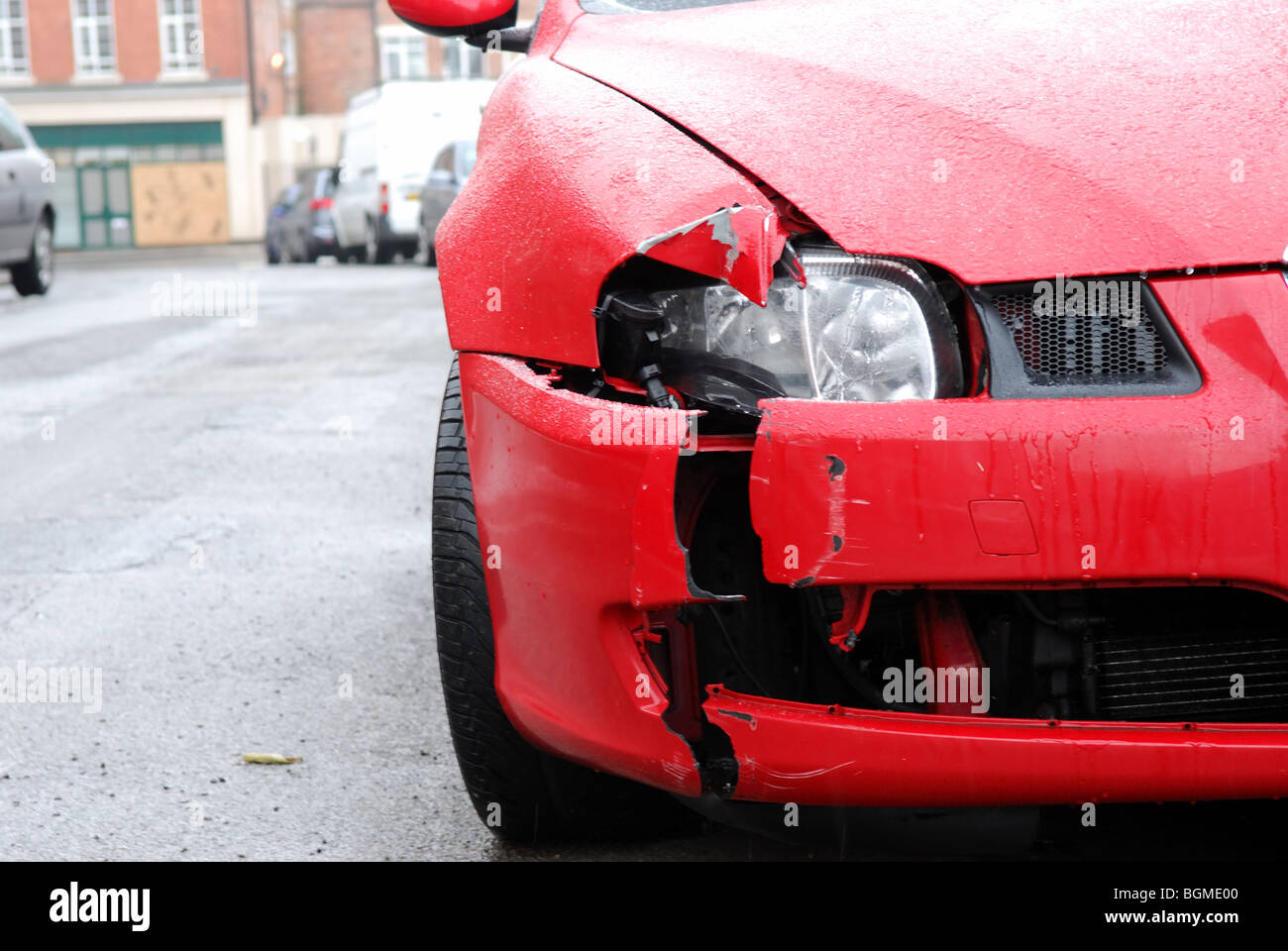 Front end damage car hires stock photography and images Alamy