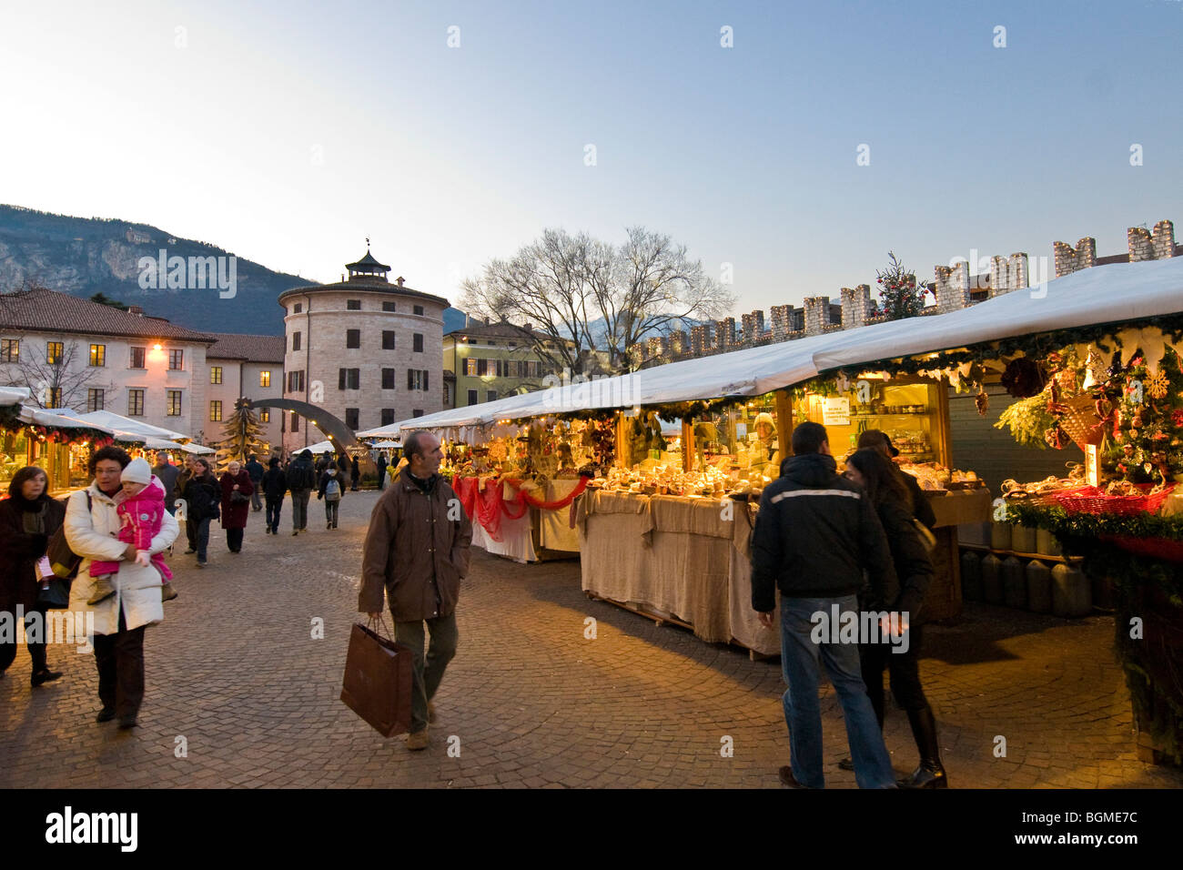 Trento italy christmas markett