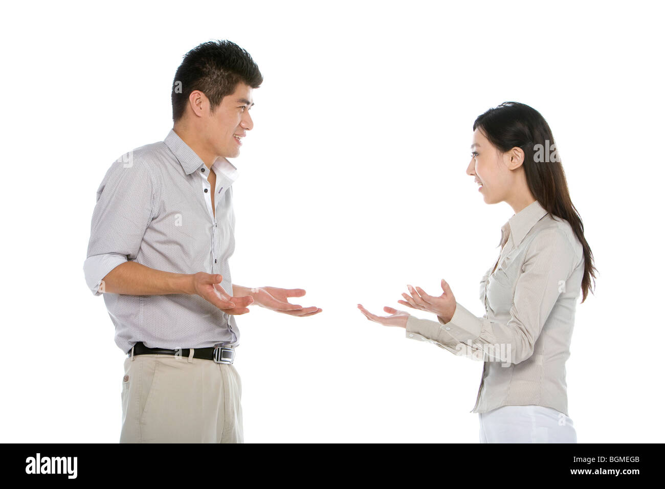 Young couple arguing Stock Photo - Alamy