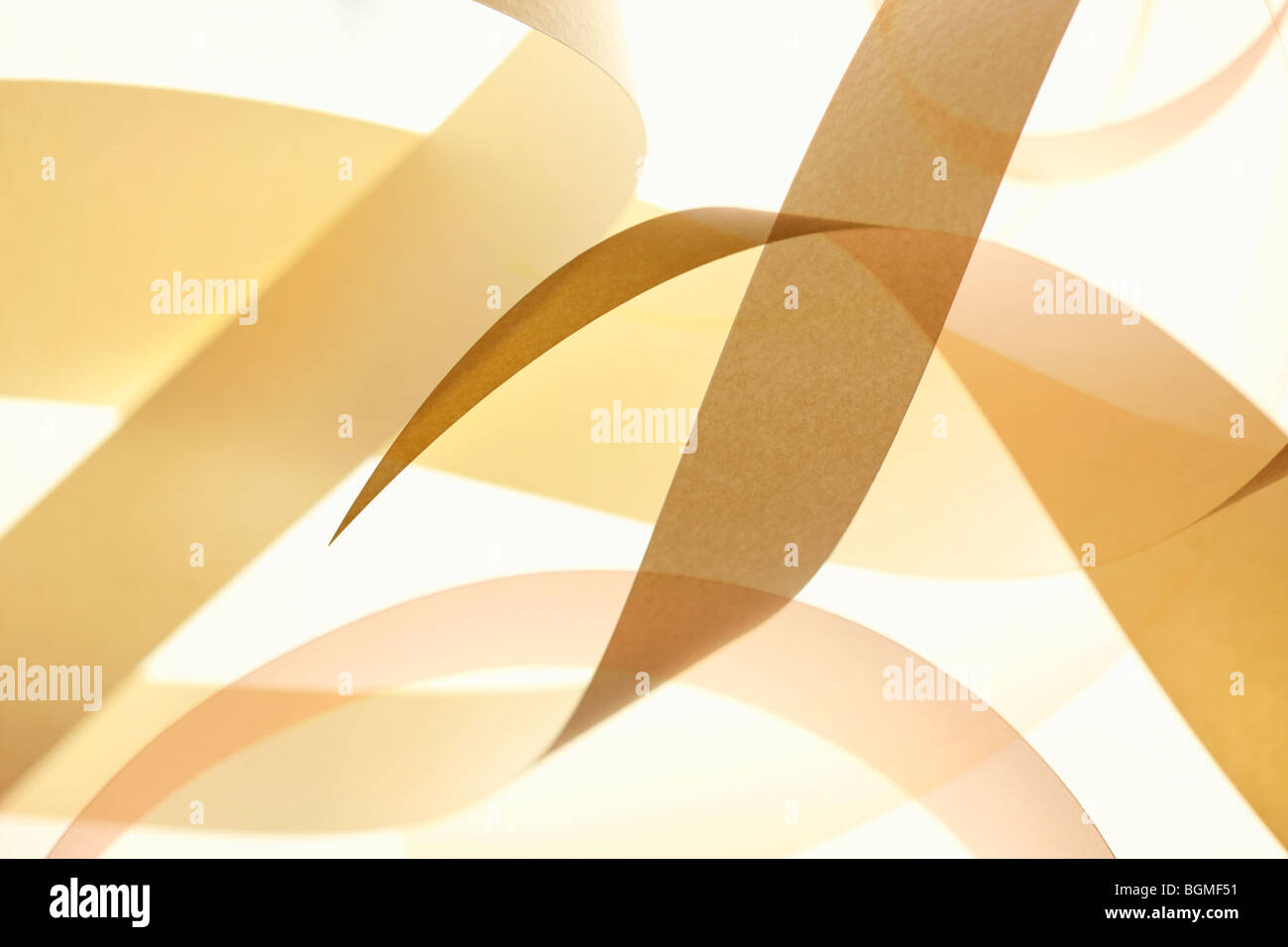 Ribbon on White Background Stock Photo - Alamy