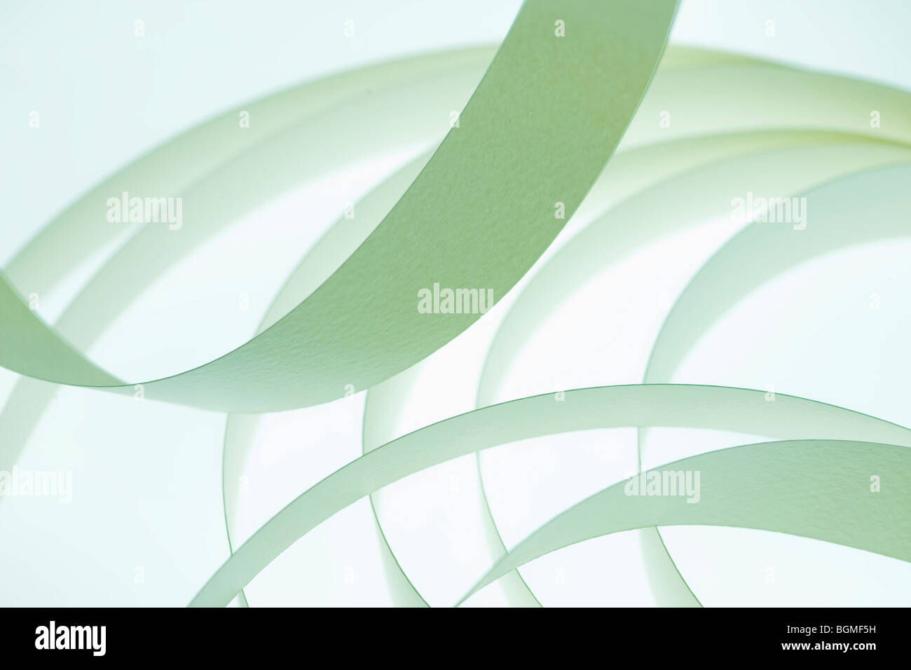Ribbon on White Background Stock Photo - Alamy