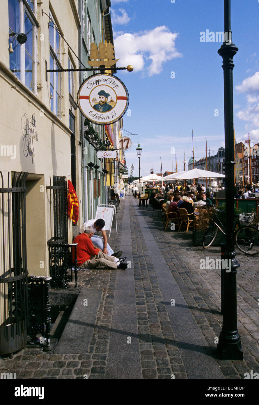 Copenhagen Street Scene in Golden Age Style - AI Art