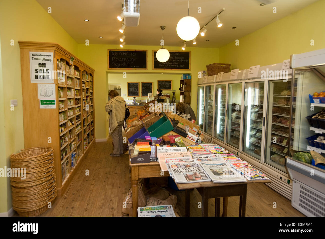 Inside a Farm Shop Stock Photo