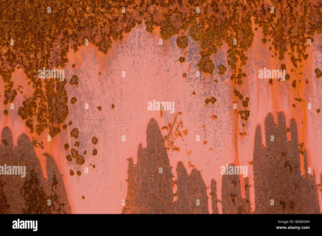 Rust on wall Stock Photo - Alamy