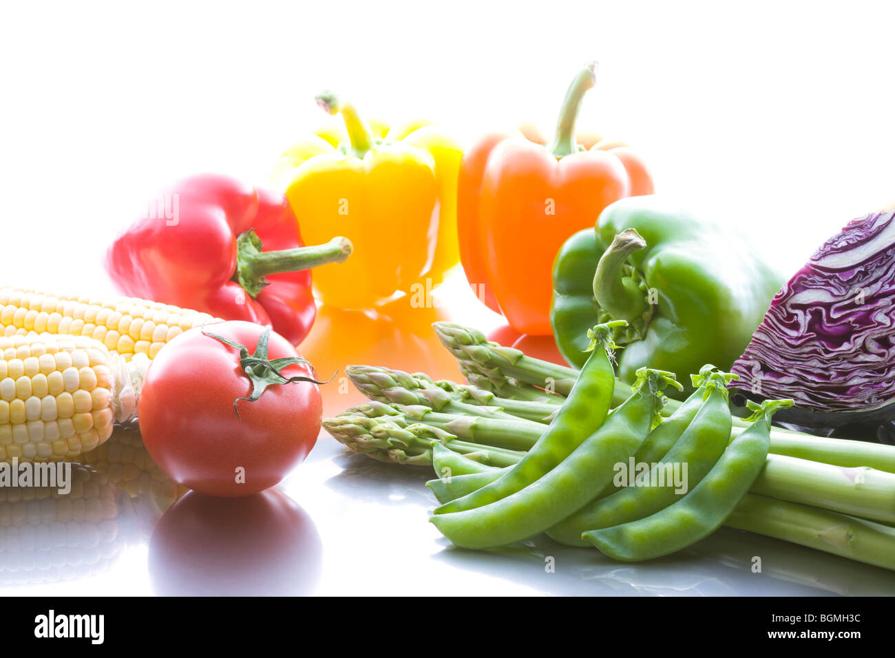Various fresh vegetables Stock Photo