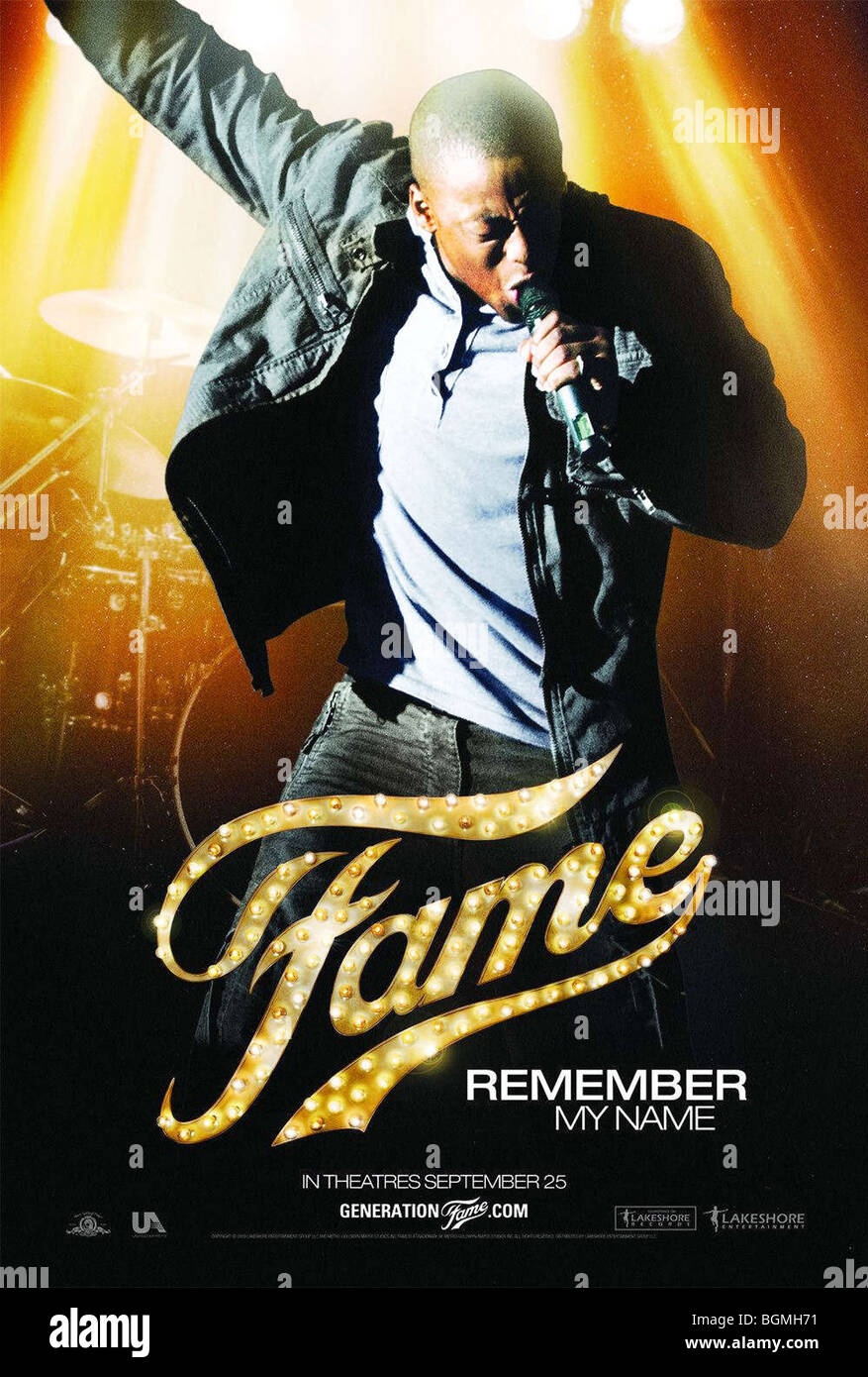 Fame  Year : 2009 Director : Kevin Tancharoen Collins Pennie Movie poster Stock Photo
