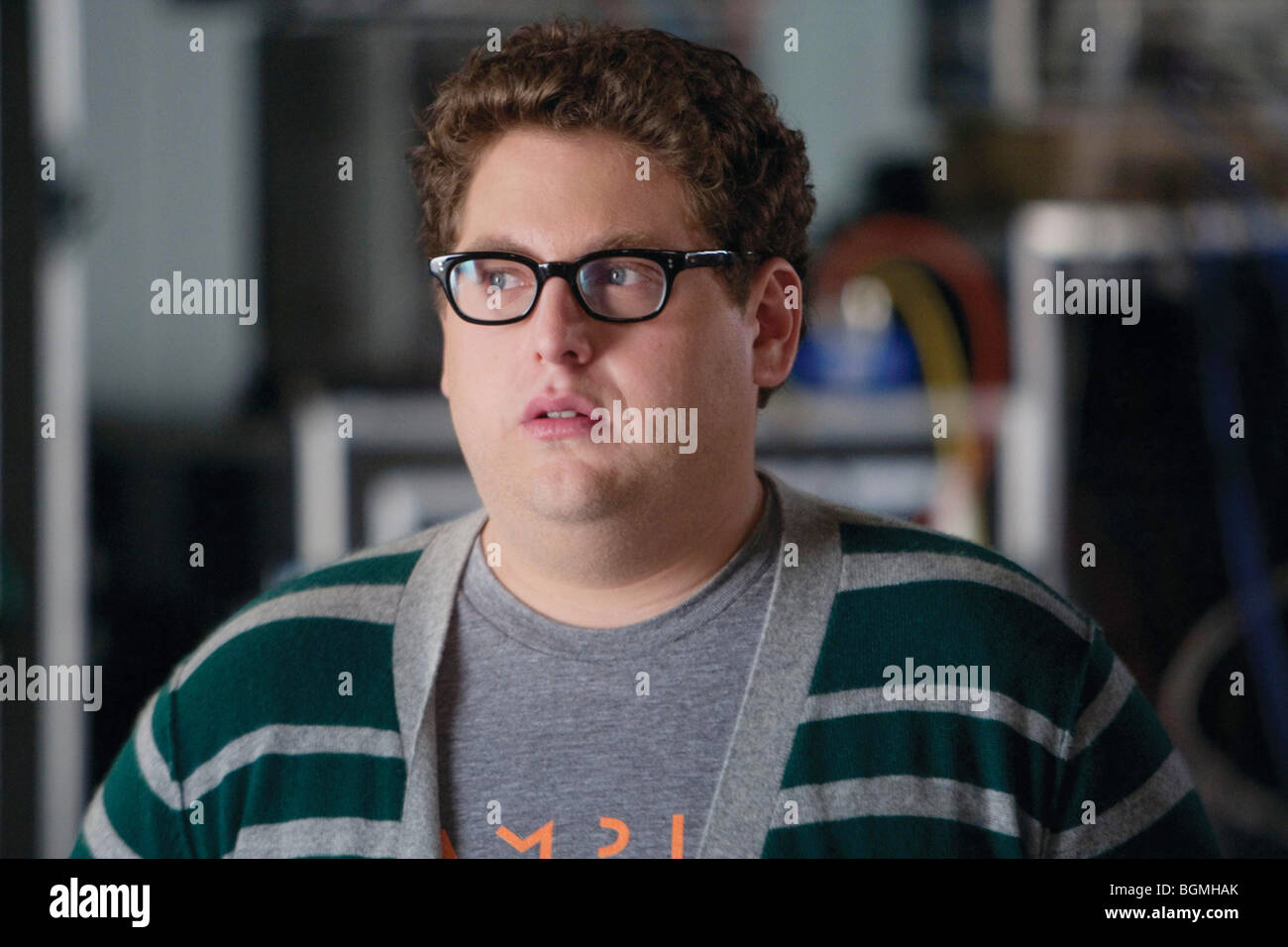 Funny People Year : 2009 Director : Judd Apatow Jonah Hill Stock Photo