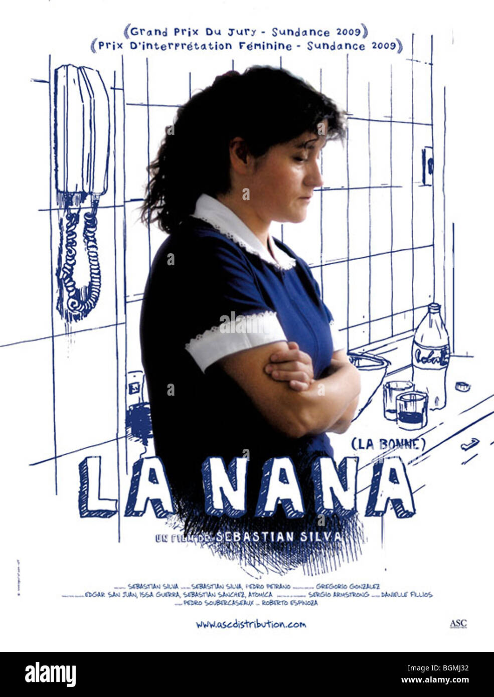 La Nana  Year : 2009 Director : Sebastián Silva Catalina Saavedra Movie poster (Fr) Stock Photo