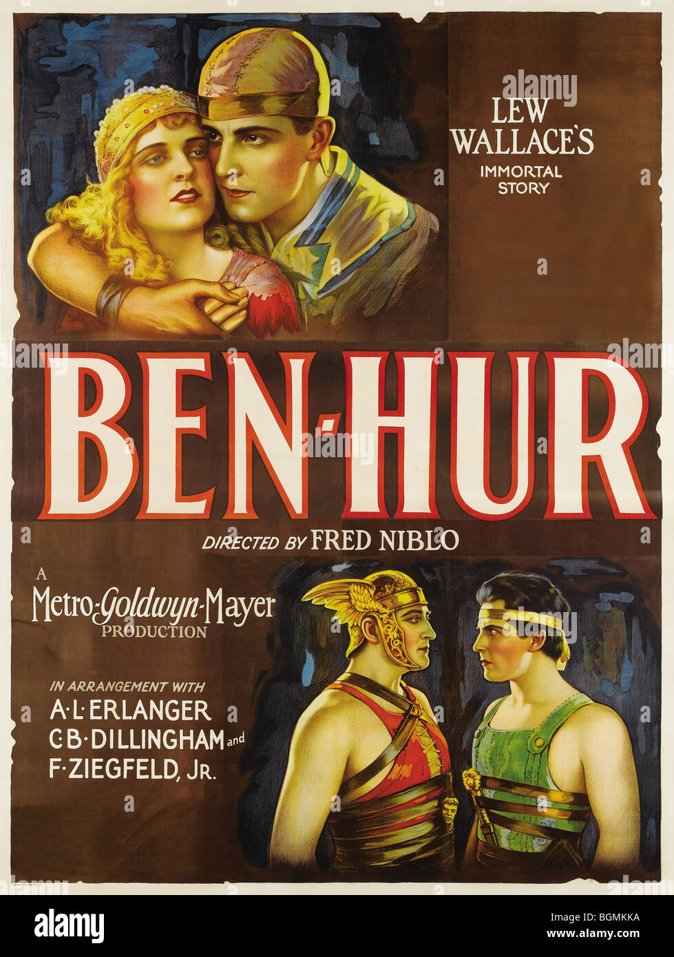 Ben-Hur: A Tale of the Christ Year : 1925 Director : Fred Niblo Movie poster (USA) Stock Photo