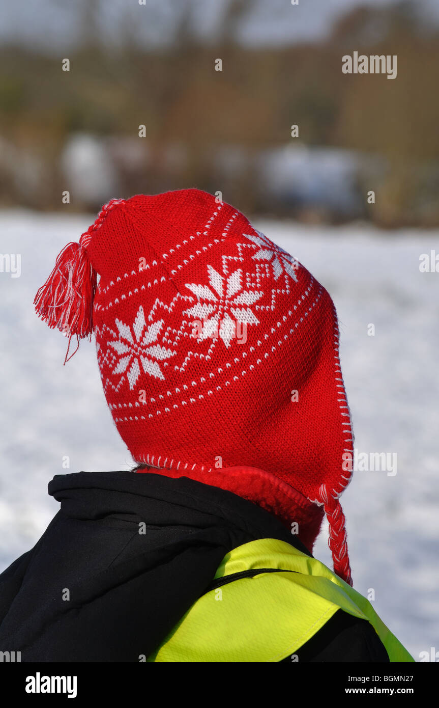 Person wearing red hat hi-res stock photography and images - Alamy