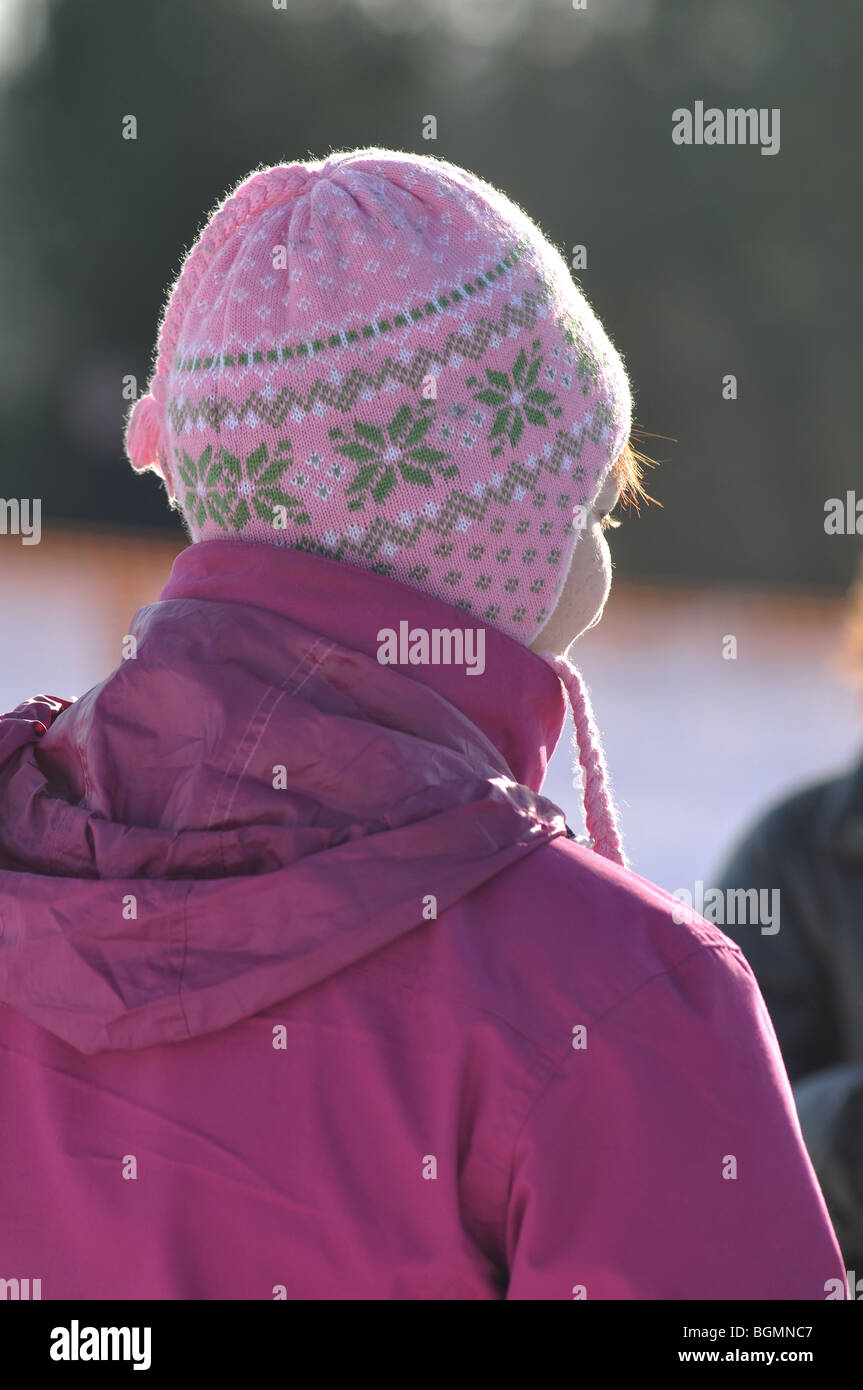 Woman in pink hat hi-res stock photography and images - Alamy