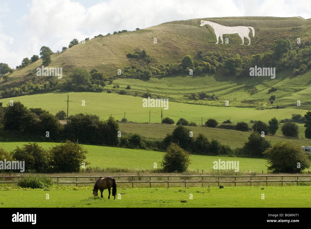 Westbury White Horse, Wiltshire Stock Photo