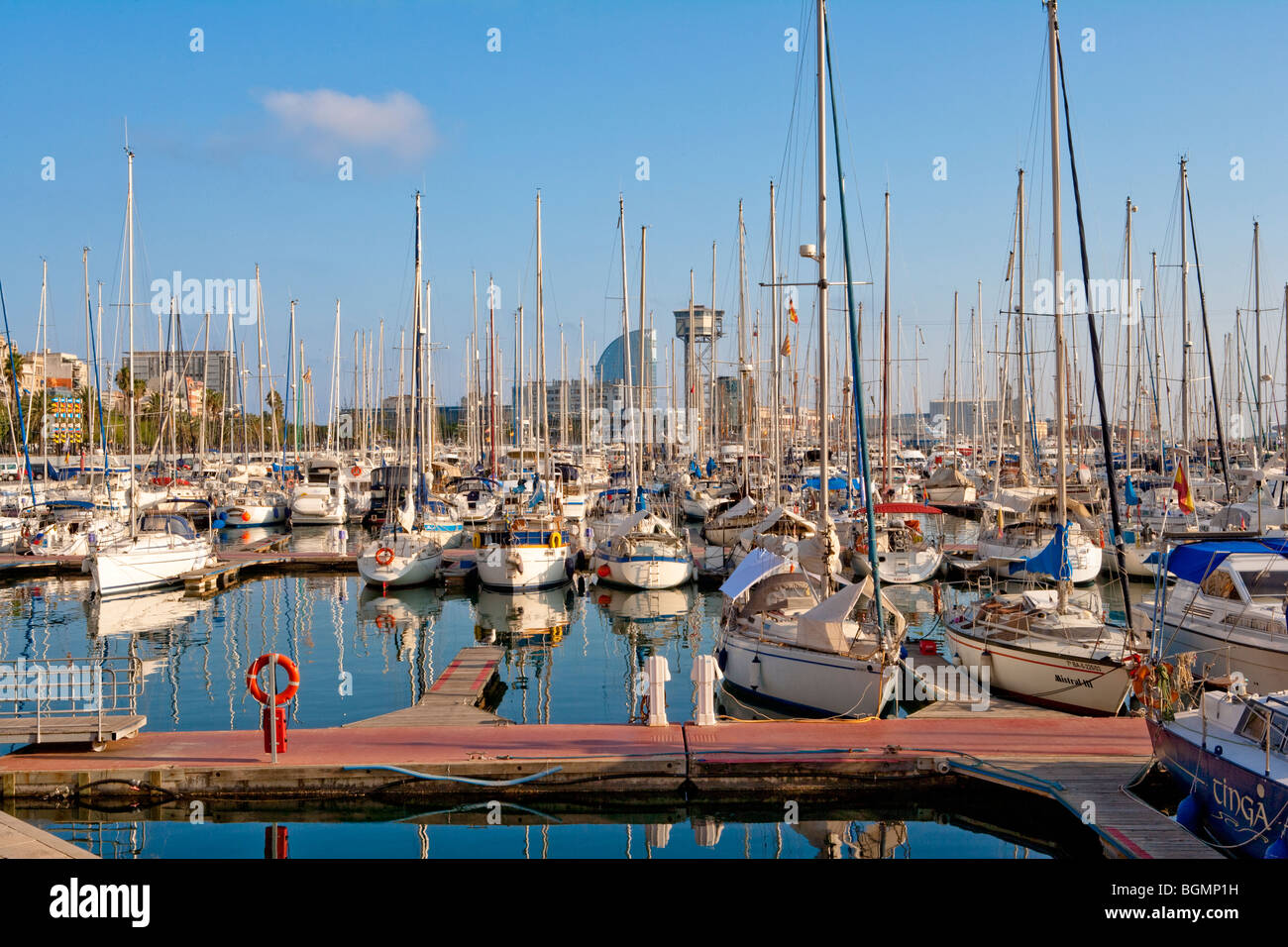 Barcelona beach Stock Photo Alamy