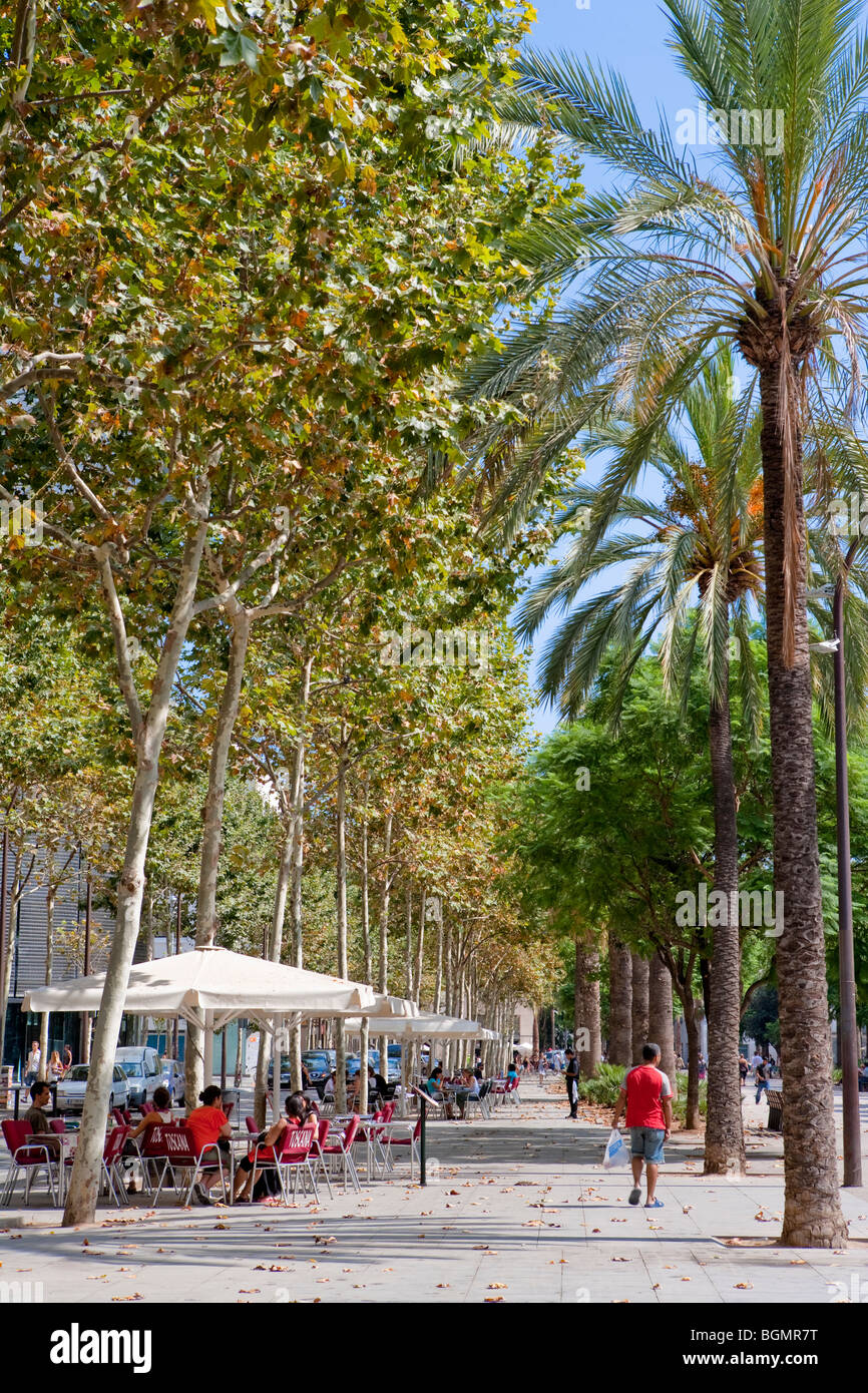 Barcelona - Rambla del Raval - El Raval district Stock Photo