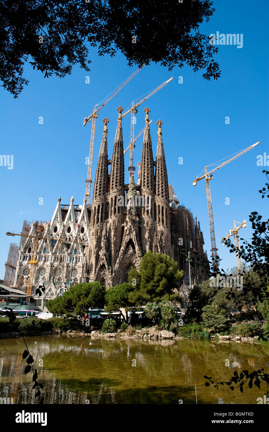 Barcelona - The Sagrada Familia of Antoni Gaudi - L'Eixample district ...