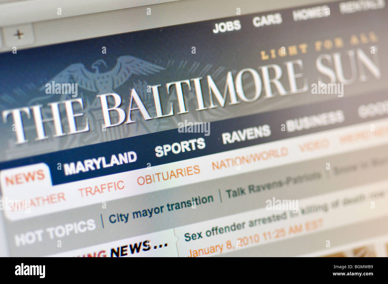 The baltimore sun hires stock photography and images Alamy