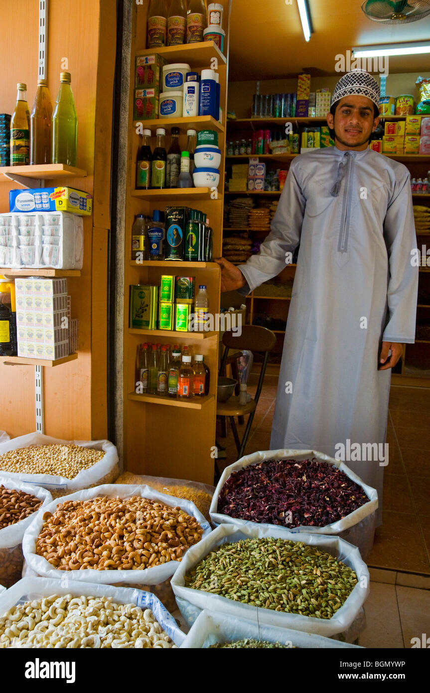Spice merchant Nizwa Oman Stock Photo