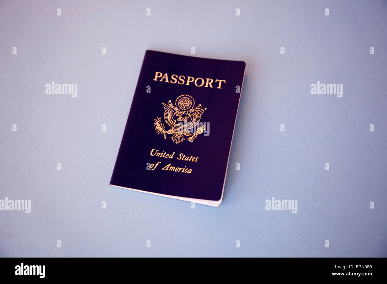 American Passport Stock Photo