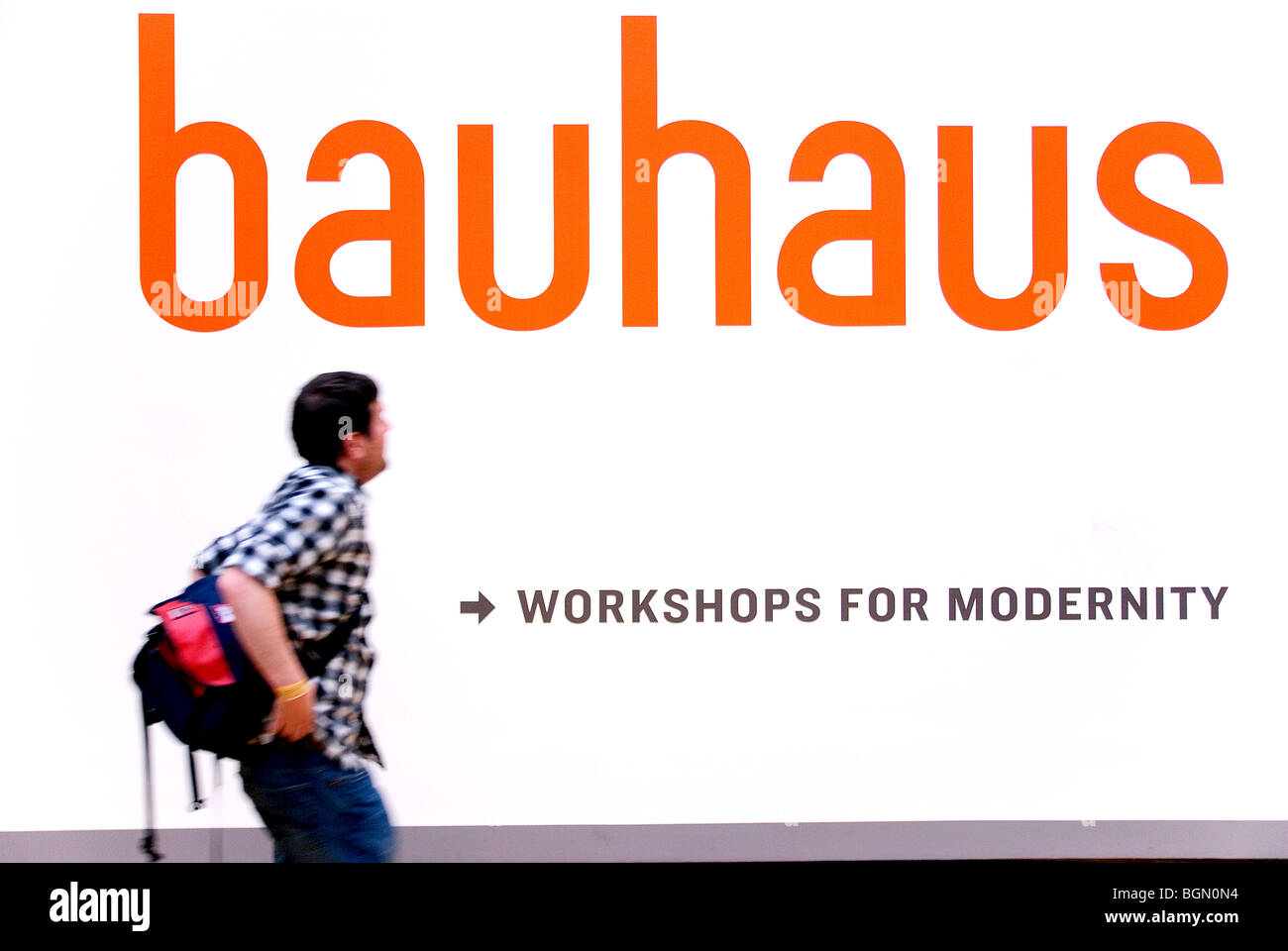 Bauhaus 1919–1933: Workshops for Modernity, Museum of Modern Art, MOMA, New York City, 2009-2010 Stock Photo