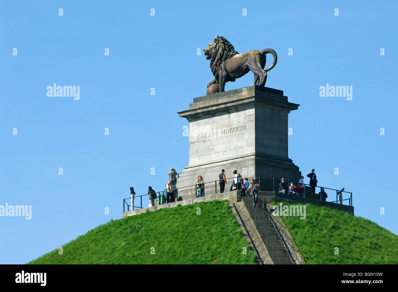 Lion Hill / Lion's Mound / Butte du Lion memorial monument of the 1815