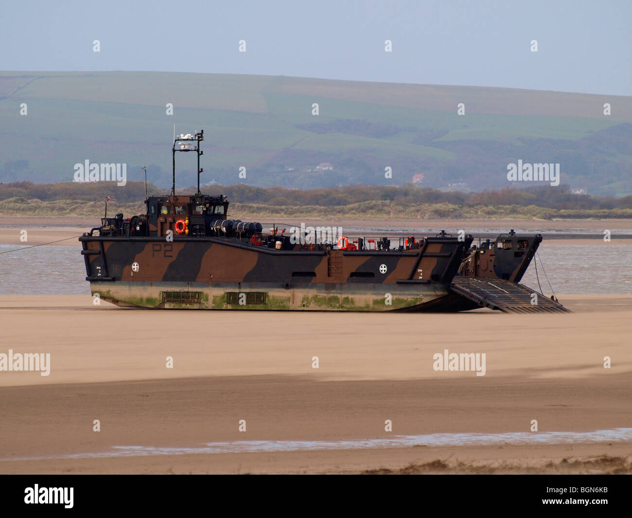 Royal Marines landing craft Stock Photo