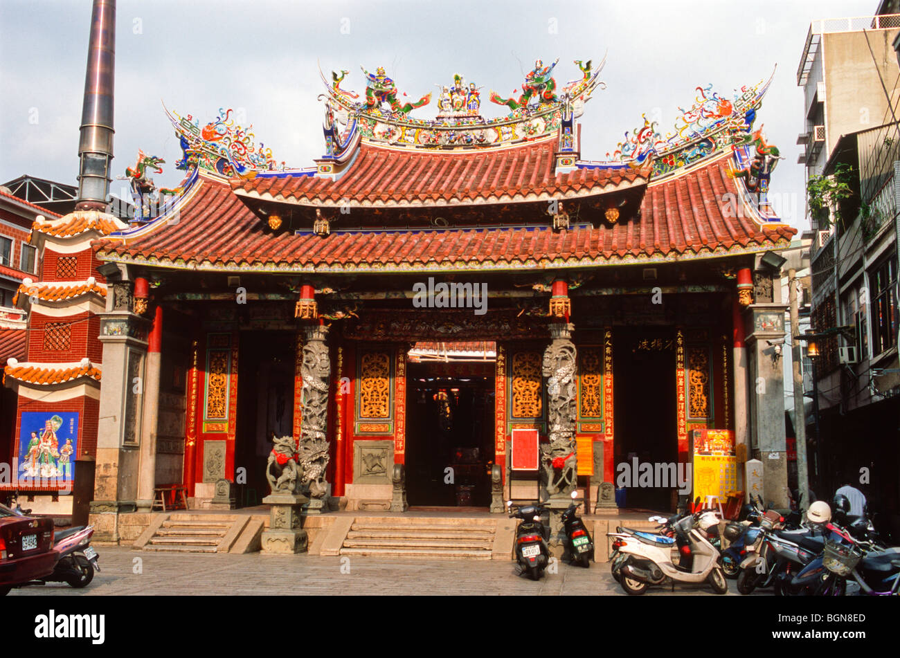 Matsu Temple, Tainan, Southwestern Taiwan, Taiwan, R.O.C. Stock Photo