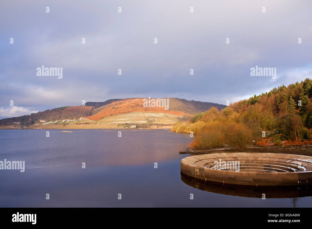Ladybower reservoir Derbyshire England UK Stock Photo