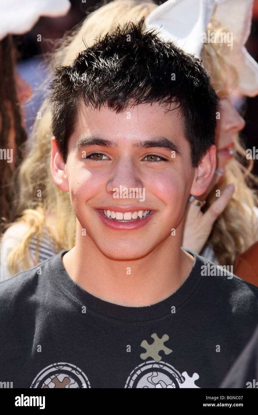 DAVID ARCHULETA DR. SEUSS HORTON HEARS A WHO WORLD PREMIERE WESTWOOD LOS ANGELES USA 08 March 2008 Stock Photo
