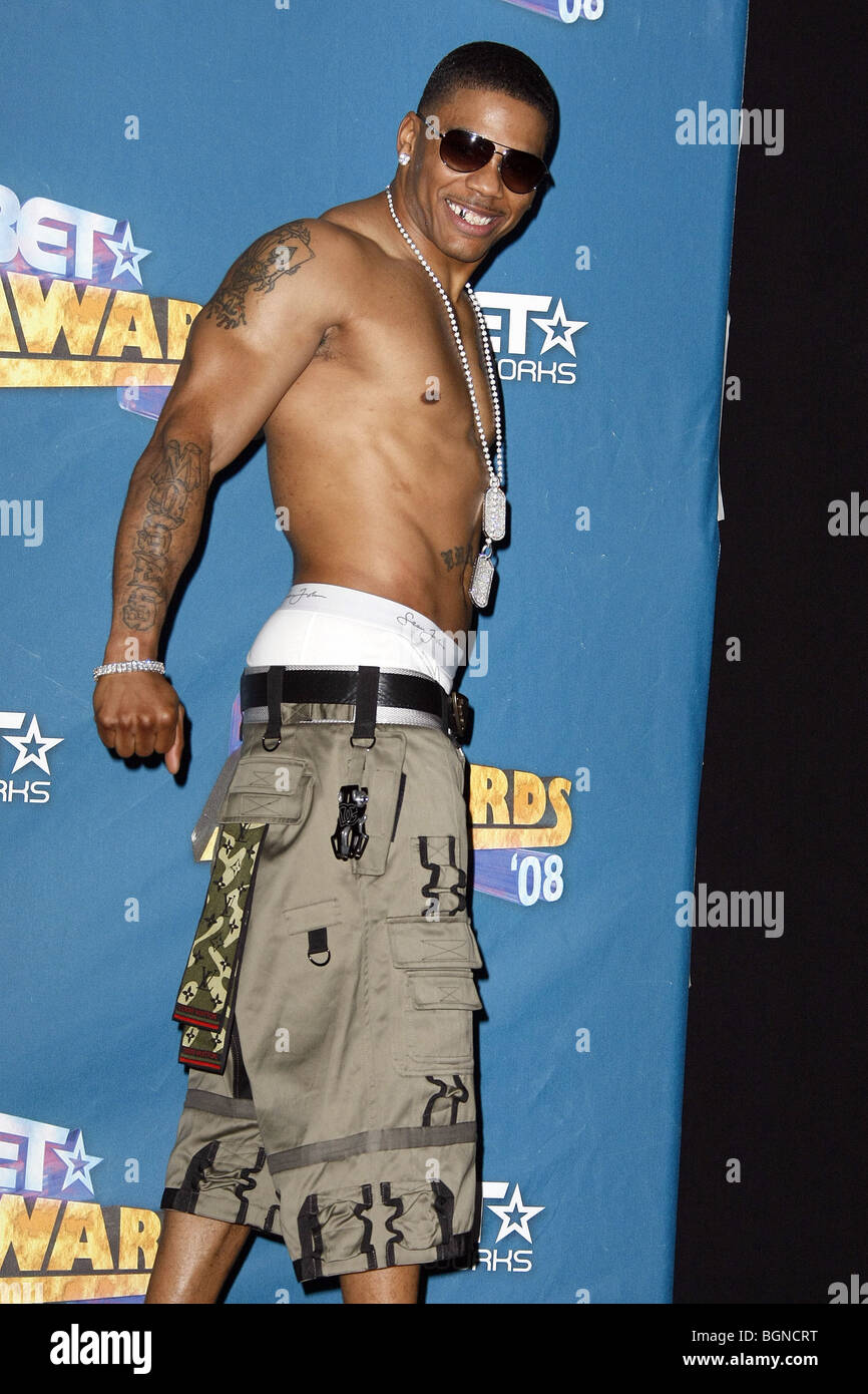 NELLY BET AWARDS 08 PRESSROOM SHRINE DOWNTOWN LOS ANGELES USA 24 June