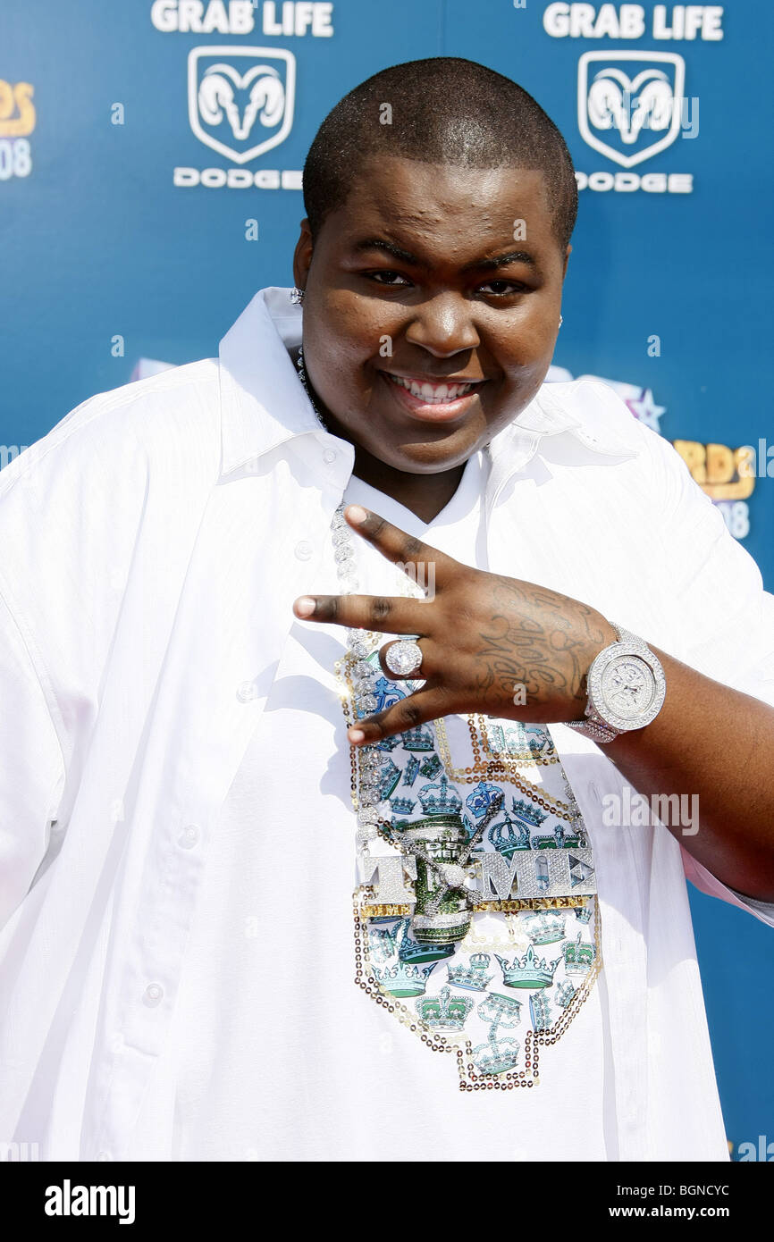SEAN KINGSTON BET AWARDS 08 RED CARPET SHRINE DOWNTOWN LOS ANGELES USA