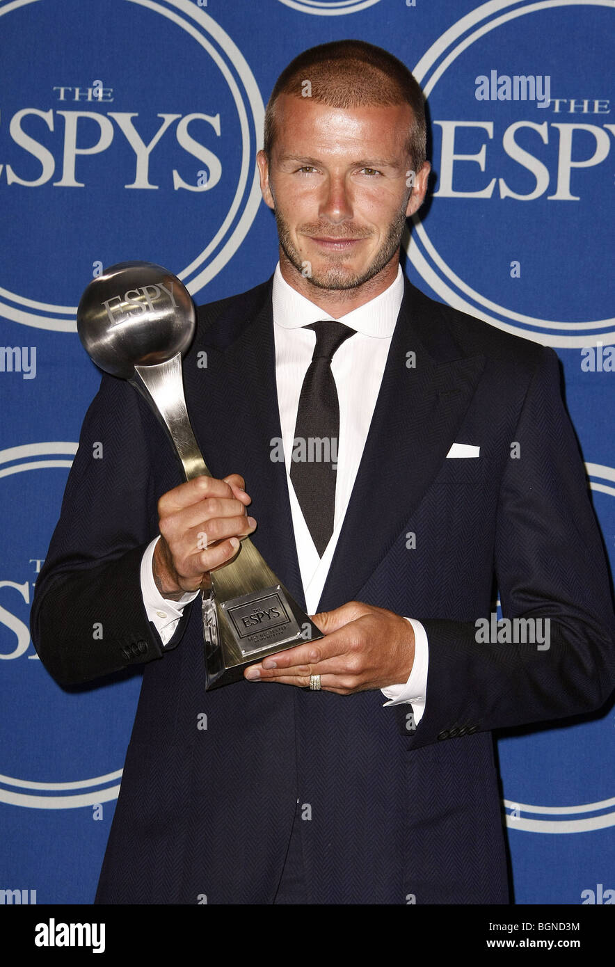 DAVID BECKHAM THE 2008 ESPYS PRESSROOM NOKIA THEATRE DOWNTOWN LOS