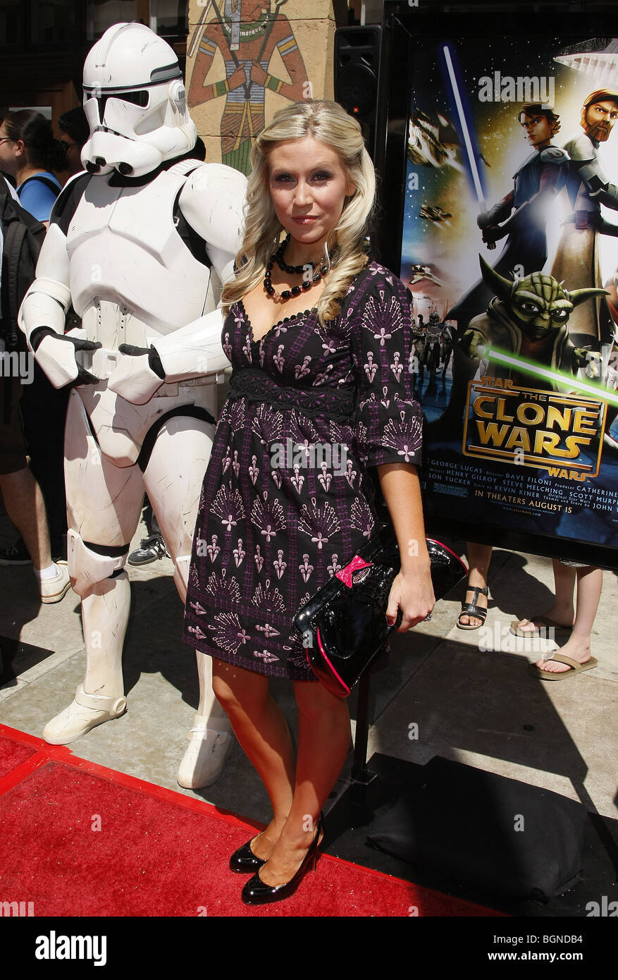 ASHLEY ECKSTEIN STAR WARS: THE CLONE WARS U.S. PREMIERE EGYPTIAN THEATRE  HOLLYWOOD LOS ANGELES USA 10 August 2008 Stock Photo